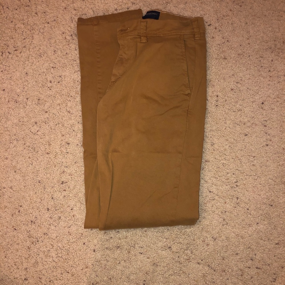 Men’s khakis.